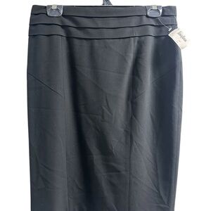 Laurèl Black Pencil Skirt